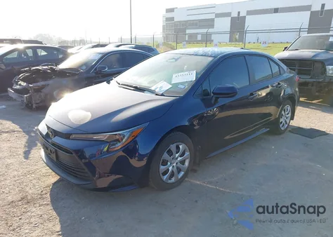 2025 Toyota Corolla Le z USA, uszkodzony, nr VIN 5YFB4MDE9SP288779